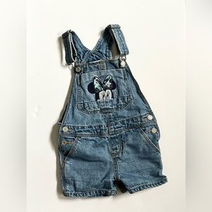 Baby Gap Disney Minnie Mouse Overall Shorts Toddler Size 18-24mo